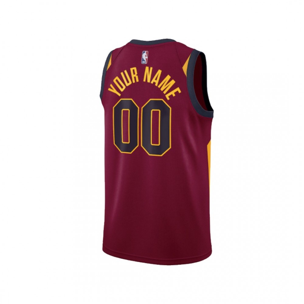 Men's Cleveland Cavaliers Wine Swingman Custom NBA Jersey - Icon Edition-Pro Kit Vault | Brand New 26/27 Sports Jerseys